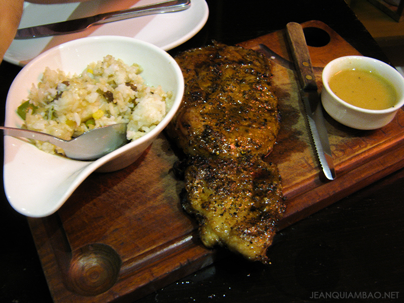 Dan ordered steak