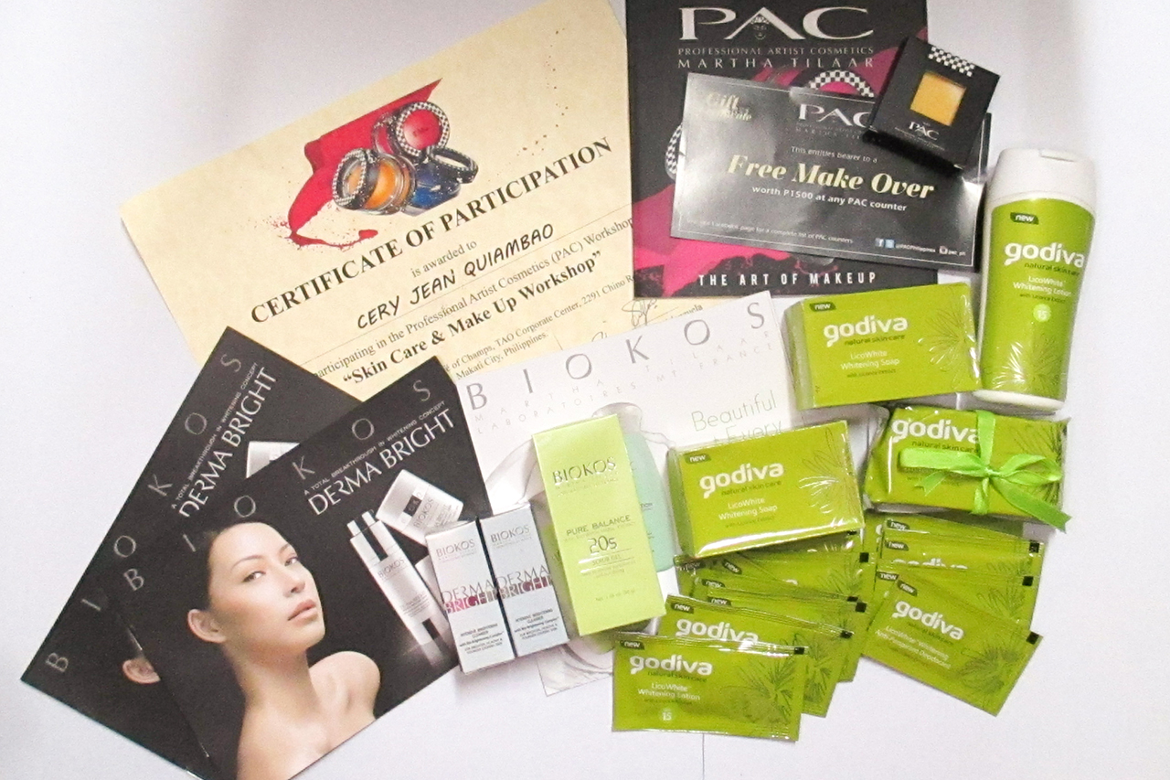 Registration freebies, prizes, certificate and voucher